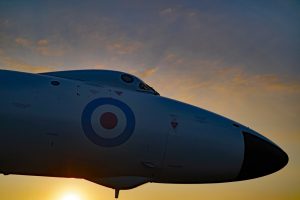 East midlands aeropark- front of a plane